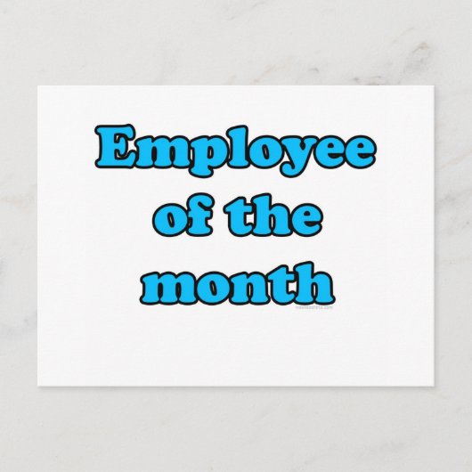 Monatsmitarbeiter Postkarte (Vorderseite)