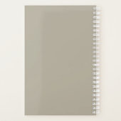 Monatsplaner für Hochzeitveranstaltungen Planer (Rückseite)