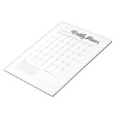 Monatsplaner Notizblock (angewinkelt)