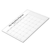 Monatsplaner Notizblock (angewinkelt)