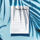 Monatsplaner Notizblock