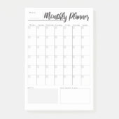 Monatsplaner Post-it Klebezettel (Vorderseite)