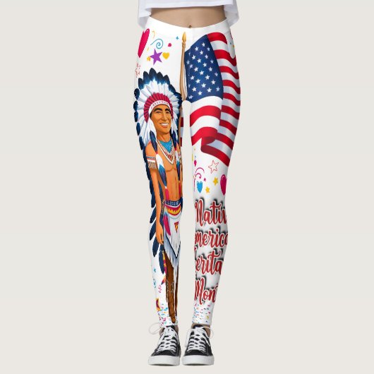 Monatspreis des amerikanischen Kulturerbes 1 Leggings (Vorderseite)