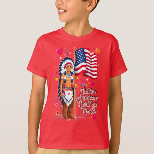 Monatsstolz auf das amerikanische Kulturerbe T-Shirt (Vorderseite)