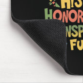 Monatsstolz auf die schwarze Geschichte Mousepad (Ecke)