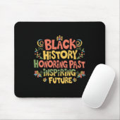 Monatsstolz auf die schwarze Geschichte Mousepad (Mit Mouse)