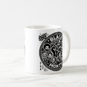 Monatstribut für Schwarze Geschichte Kaffeetasse (VorderseiteRechts)