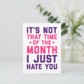 Monatszeit Postkarte (Stehend Vorderseite)