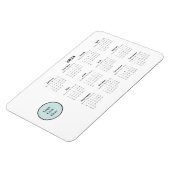 Monatszeitschrift 2024 mit Firmenlogo Magnet (Linke Seite)