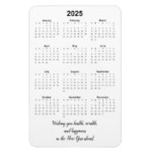 Monatszeitschrift 2025 mit Zitat Magnet (Vertikal)