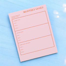 Monatsziele Akademischer Planer Praktisch & stilvo