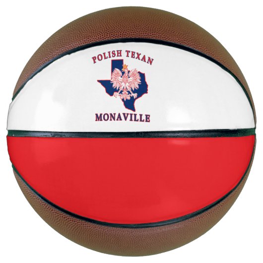 Monaville Polnisch Texan Basketball (Vorderseite)