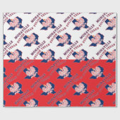 Monaville Polnisch Texan Geschenkpapier (Flach)