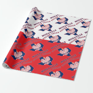 Monaville Polnisch Texan Geschenkpapier