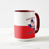 Monaville Polnisch Texan Tasse (VorderseiteRechts)