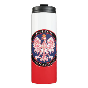 Monaville Round Polish Texan Thermosbecher