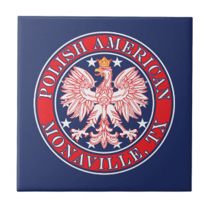 Monaville Texas Polnischer Adler Fliese