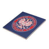 Monaville Texas Polnischer Adler Fliese (Seite)