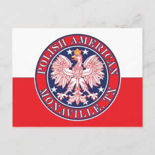 Monaville Texas Polnischer Adler Postkarte