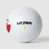 Monaville Texas Polnischer Amerikaner Golfball (Logo)