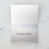 Mönch durch das Meer durch Caspar David Friedrich Karte (Innenseite)