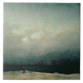 Mönch durch Meer, 1809 Fliese (Vorderseite)