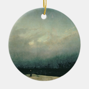 Mönch durch Meer, 1809 Keramikornament