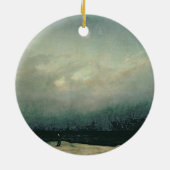 Mönch durch Meer, 1809 Keramikornament (Hinten)