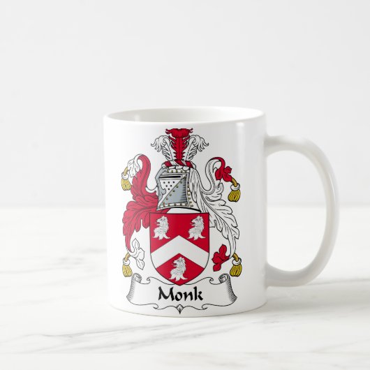 Mönch-Familienwappen Kaffeetasse (Rechts)
