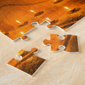 Mönch-Gebet durch einen Buddha Puzzle (Seite)