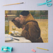 Mönch mit Austern, 1884 von Carl Gustaf Hellqvist Seidenpapier (Basteln)