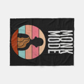Mönch-Modus, Zen und Yoga, Meditation, buddhistisc Fleecedecke (Vorderseite (Horizontal))