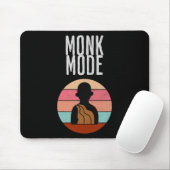 Mönch-Modus, Zen und Yoga, Meditation, buddhistisc Mousepad (Mit Mouse)