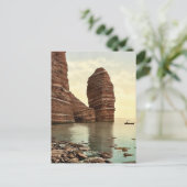 Mönch und Prediger Pulpit, Helgoland, Deutschland Postkarte (Stehend Vorderseite)