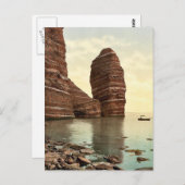 Mönch und Prediger Pulpit, Helgoland, Deutschland Postkarte (Vorne/Hinten)