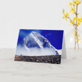 Mönch und Pumori Karte (Gelbe Blume)