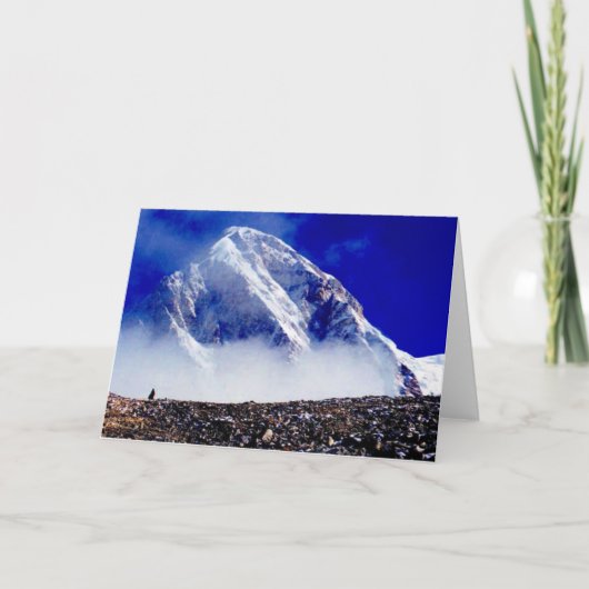 Mönch und Pumori Karte (Vorderseite)
