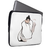 Mönch - Zen Laptopschutzhülle (Vorne Rechts)
