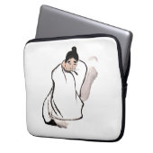 Mönch - Zen Laptopschutzhülle (Vorderseite Links)