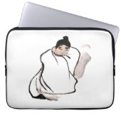 Mönch - Zen Laptopschutzhülle (Vorderseite)