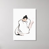 Mönch - Zen Leinwanddruck (Vorderseite)