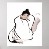 Mönch - Zen Poster (Vorne)