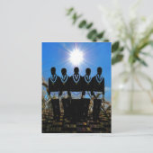 Mönche des Lebens Postkarte (Stehend Vorderseite)