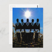 Mönche des Lebens Postkarte (Vorne/Hinten)