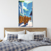 Mönche für den Frieden Leinwanddruck (Insitu (Schlafzimmer))