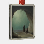 Mönche in Grotto (von Carl Blechen) Ornament Aus Metall (Rechts)