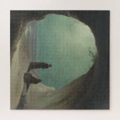 Mönche in Grotto (von Carl Blechen) Puzzle (Horizontal)