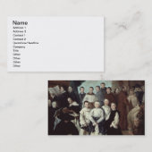 Mönche in Venedig Visitenkarte (Vorne/Hinten)