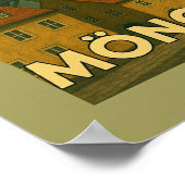 Mönchengladbach Deutschland Stadt Kunst Poster (Ecke)