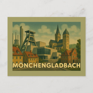 Mönchengladbach Deutschland Stadt Kunst Postkarte